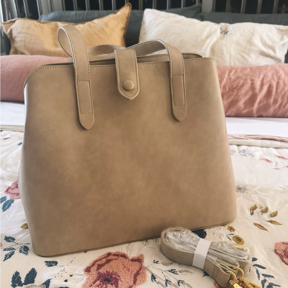 Like-New Fawn Design x Mandi Nelson Satchel (Diaper Bag)